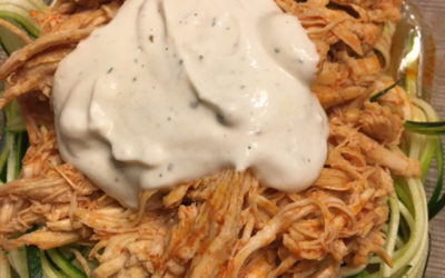Buffalo Chicken Zoodles
